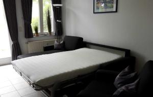 Ліжко або ліжка в номері Landhaus am Haff_ Wohnung B 8