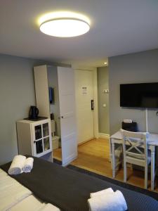 TV o dispositivi per l'intrattenimento presso Continental Apartment Hotel Helsingborg