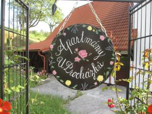 Apartmány U Procházků外面的花园