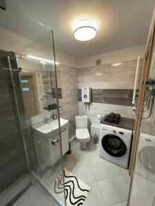 Kúpeľňa v ubytovaní Apartament Wałbrzych