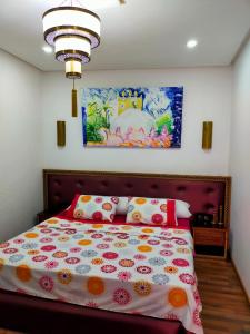 Ένα ή περισσότερα κρεβάτια σε δωμάτιο στο Casa Tligui
