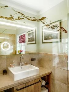 Koupelna v ubytování Landgasthof Hotel Linde + 37 fotografií