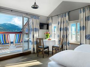 Postel nebo postele na pokoji v ubytování Landgasthof Hotel Linde