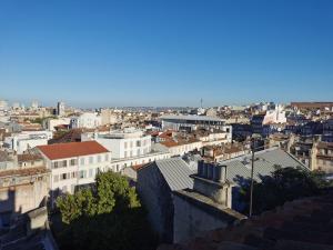 Výhľad na mesto Marseille alebo výhľad na mesto priamo z apartmánu