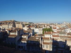 Výhľad na mesto Marseille alebo výhľad na mesto priamo z apartmánu