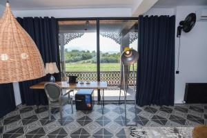 Balkón nebo terasa v ubytování Chateau Vartsikhe