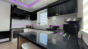 Kuchyň nebo kuchyňský kout v ubytování #5 TGHA Luxury One Bedroom Apartment in Athlone
