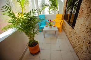 Casa Hotel Marbella Beach的休息区