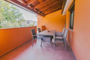 Balkon lub taras w obiekcie Apartments Marancin