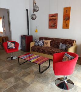 Posedenie v ubytovaní Schöne Wohnung in Puerto de la Cruz mit Garten.