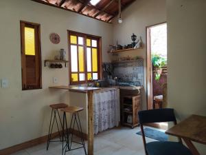 Kuchyň nebo kuchyňský kout v ubytování Casa da Mi Temporada - Tiny House
