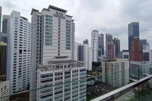 Nespecifikovaný výhled na destinaci Kuala Lumpur nebo výhled na město při pohledu z apartmánu