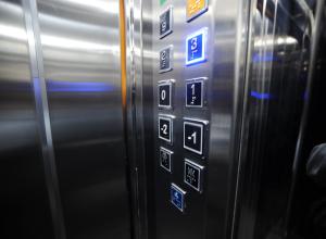 a close up of the side of an elevator at Hotel Verisima in Tbilisi City