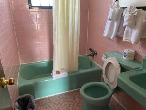 Koupelna v ubytování RANGER MOTEL