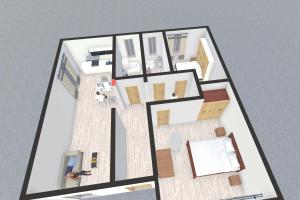 Půdorys ubytování Apartments by the sea Korcula - 9158