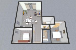 Půdorys ubytování Apartments by the sea Korcula - 9158
