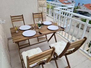Balkón nebo terasa v ubytování Apartments by the sea Korcula - 9158