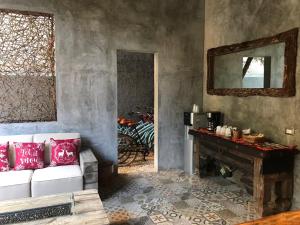 Posezení v ubytování Little Gem Hotel Tulum La Veleta