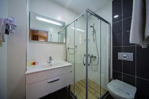 Koupelna v ubytování Hippodrome Hotel