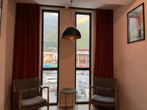 Istumisnurk majutusasutuses Hotel Stancia Kazbegi - City Center