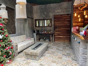 Posezení v ubytování Little Gem Hotel Tulum La Veleta