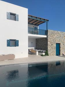 Bazén v ubytování Paros-Memories-Neubau-Villen, Sportpool nebo v jeho okolí