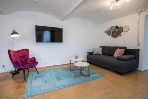 Posezení v ubytování Frühstückshotel Landgasthof Kramer