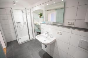 Koupelna v ubytování Frühstückshotel Landgasthof Kramer