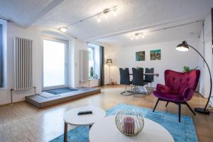 Posezení v ubytování Frühstückshotel Landgasthof Kramer