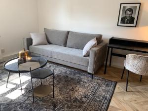 Et sittehjørne på Nibelungen Boardinghouse 3 Zimmer Apartment