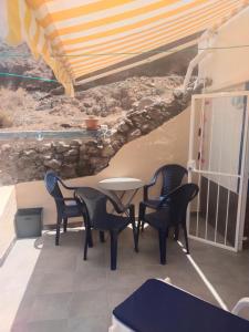 A seating area at Casa marinera en la Orilla del mar