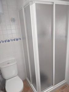 A bathroom at Casa marinera en la Orilla del mar