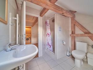Bilik mandi di Spacious holiday in Lampertice near ski area