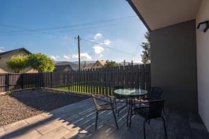 Balkón alebo terasa v ubytovaní Apartament Widok