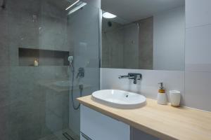 Kúpeľňa v ubytovaní Apartament Widok