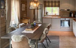 Kjøkken eller kjøkkenkrok på Nice Home In Rjukan With Wifi