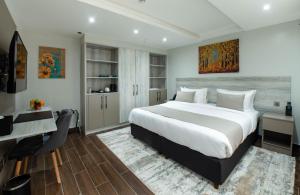 Katil atau katil-katil dalam bilik di Hotel Mokka City