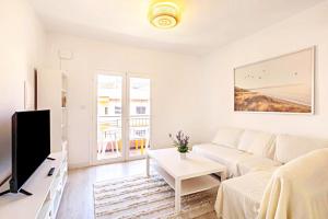 TV a/nebo společenská místnost v ubytování City Loft - Helles und geräumiges Apartment in Santa Cruz