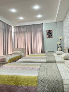 Voodi või voodid majutusasutuse Hotel Rustaveli toas