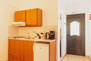 Kuchyň nebo kuchyňský kout v ubytování Apagio Apartments
