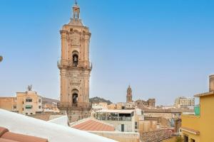 Widok na miasto Malaga z tego apartamentu