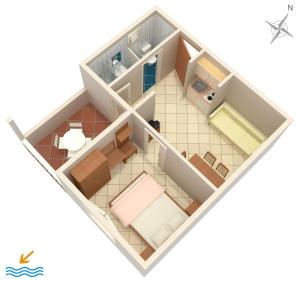 Fotografie z fotogalerie ubytování Apartment Baska Voda 10027d v destinaci Baška Voda + 13 fotografií