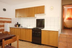 Kuchyňa alebo kuchynka v ubytovaní Apartments with parking spaces Trpanj, Peljesac - 10083