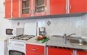 Kuchyňa alebo kuchynka v ubytovaní 2 Bedroom Lovely Apartment In Labin + 20 fotografií
