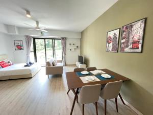 En eller flere senge i et værelse på MOUNTAIN VIEW COZY HOME @ MIDHILLS GENTING + 43 billeder