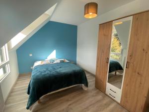 Posteľ alebo postele v izbe v ubytovaní Maison de vacances à Sarzeau à 5 min de la plage à pieds