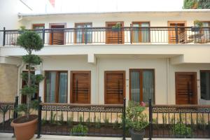 Balkón nebo terasa v ubytování HaciBayramHotel