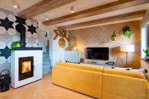 Posedenie v ubytovaní TATRYSTAY Cactus Luxury Villa High Tatras private Wellness