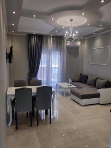 Posezení v ubytování Kavala silver apartment