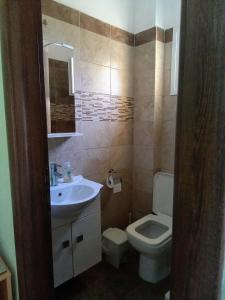A bathroom at Irina Haus